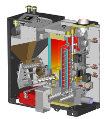 ETA PU Pellet-Heizkessel 1Schnitt
